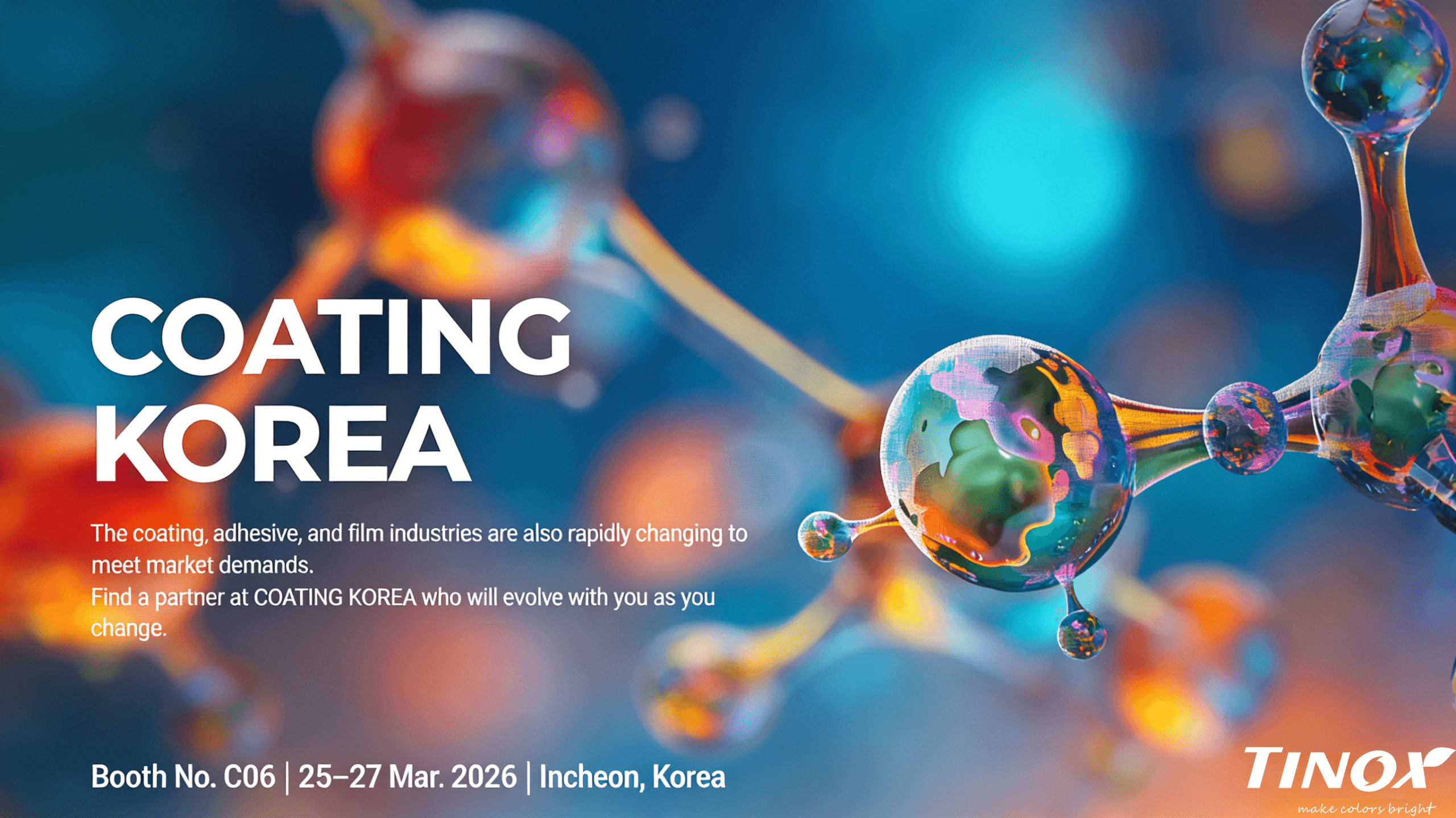 Coating Korea 2026 - Tinox Chemie Incheon Stand C06
