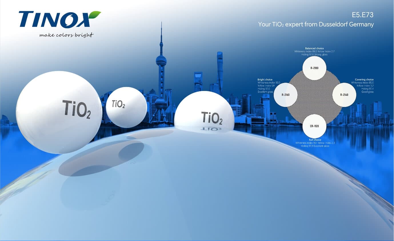 Chinacoat 2023 - Tinox Chemie Shanghai Stand E5.E73